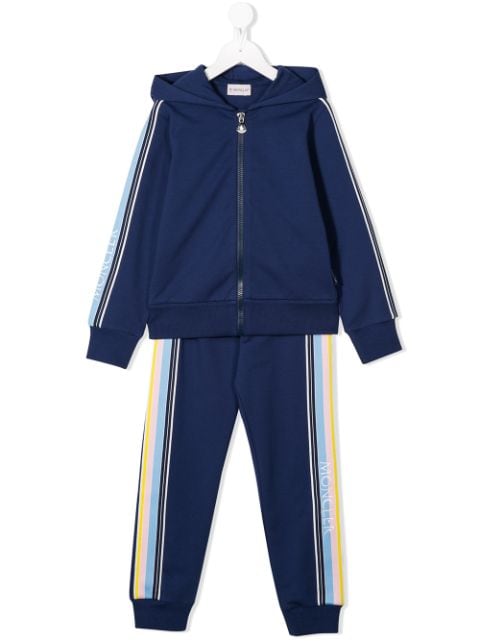 Moncler Enfant hooded tracksuit set