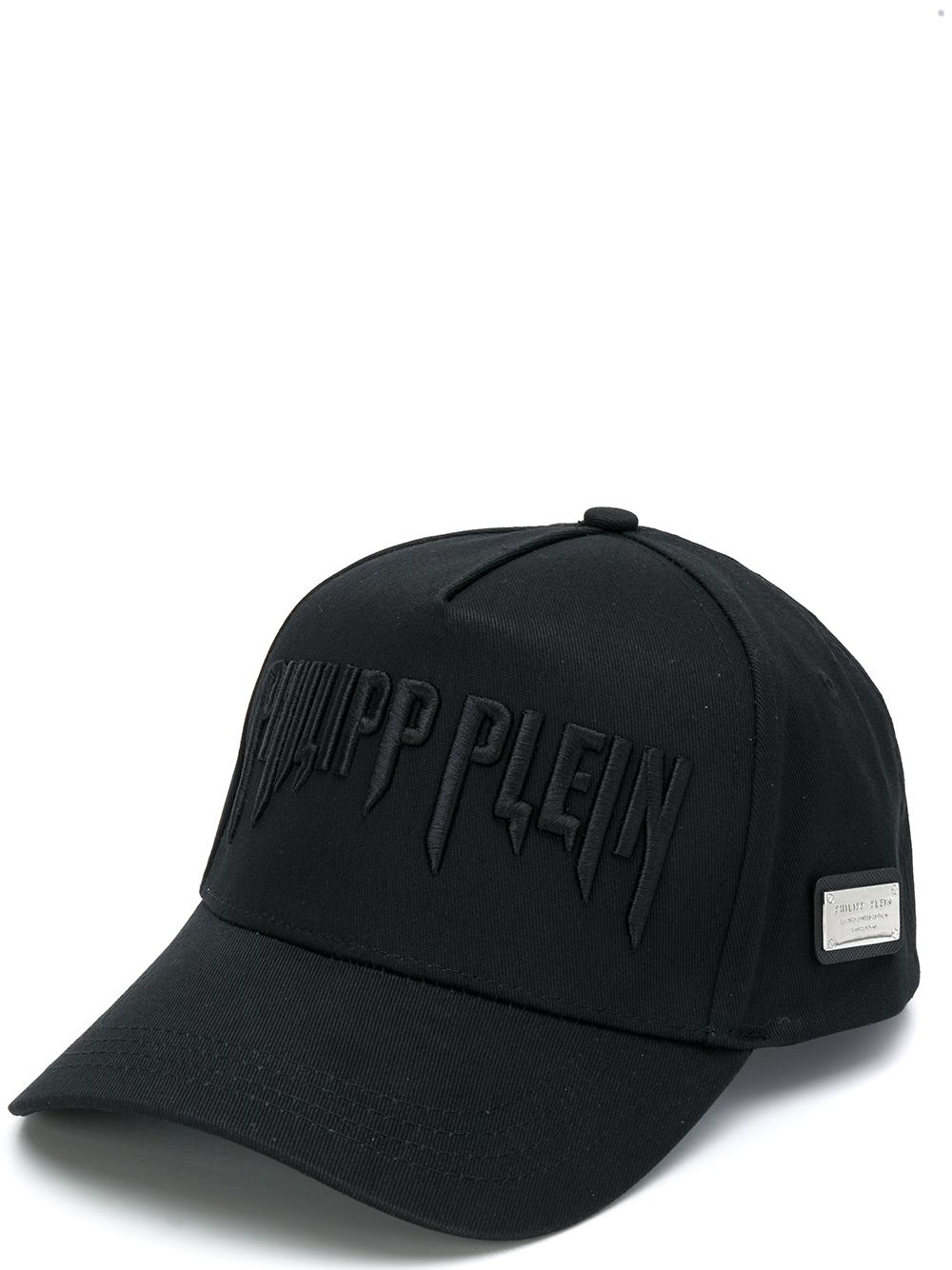 Philipp Plein Embroidered Logo Cap In 黑色