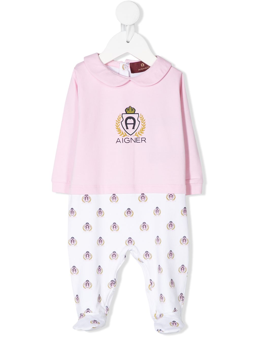 фото Aigner kids logo long-sleeve babygrow