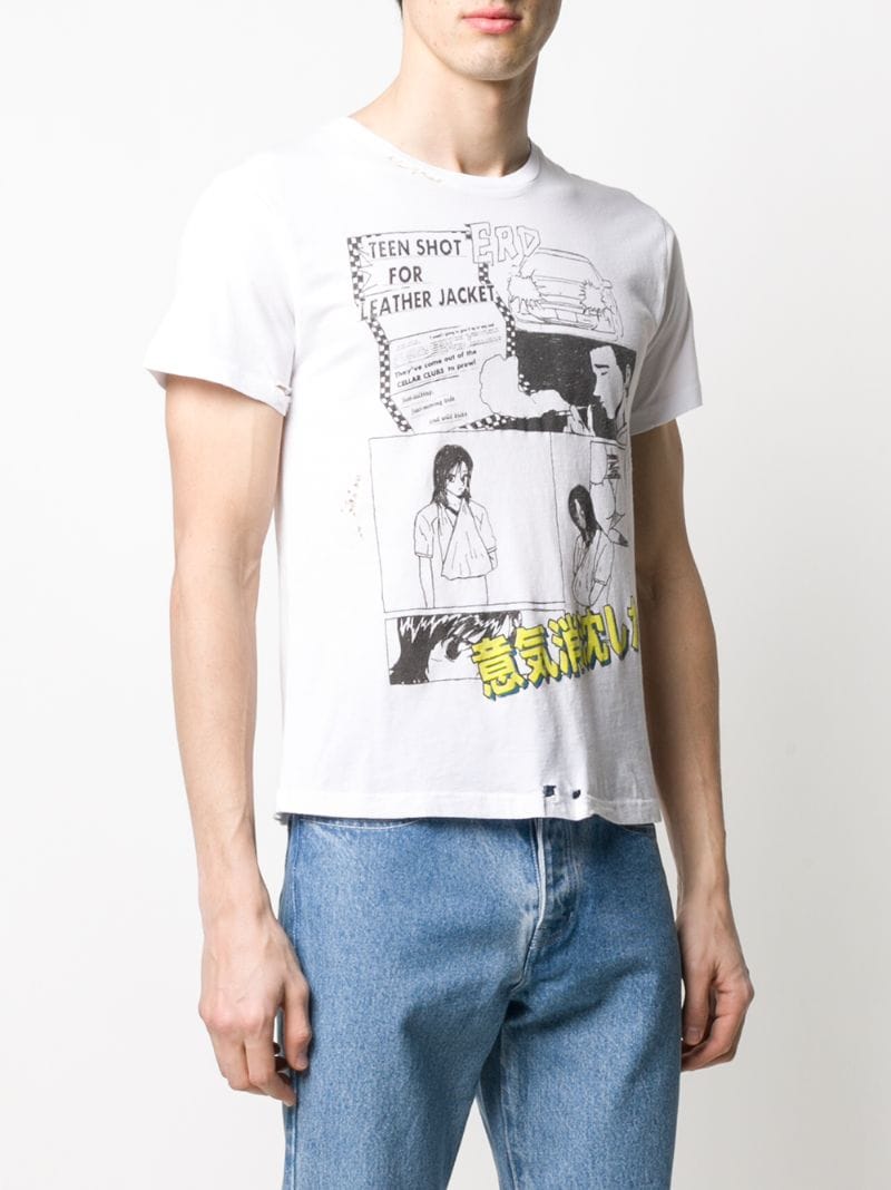 Shop Enfants Riches Deprimes Graphic-print Short-sleeved T-shirt In White