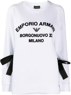 armani sweatshirt womens