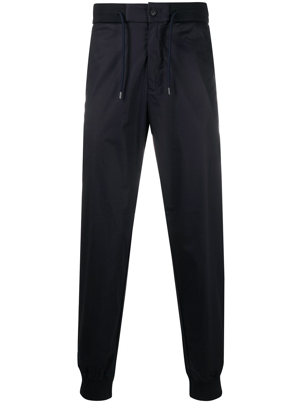 Emporio Armani Textured Style Cropped Track Pants - Farfetch