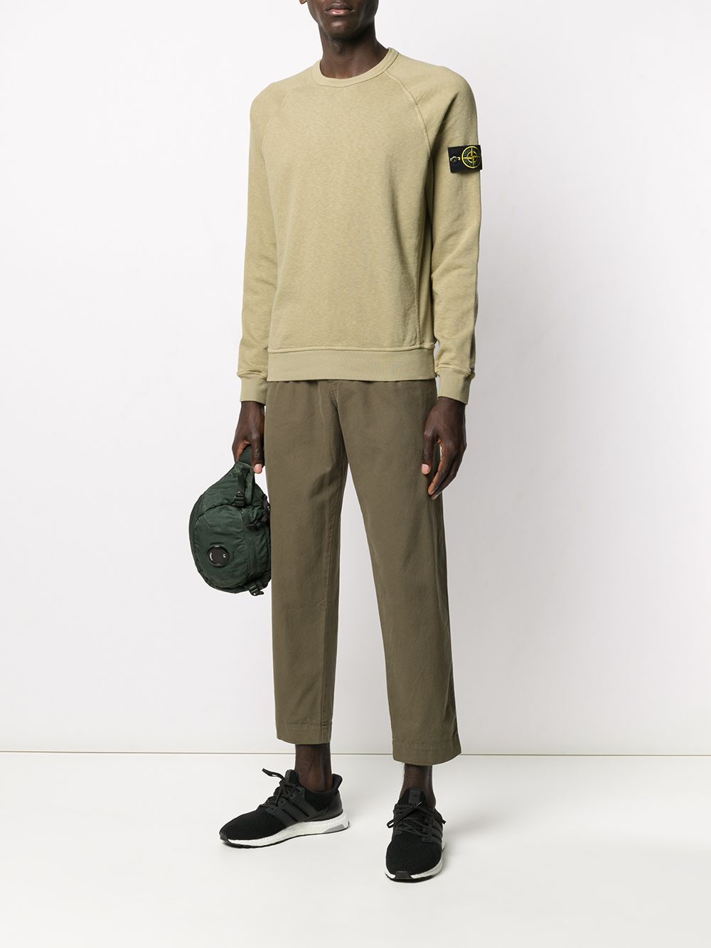 фото Stone island толстовка с нашивкой-логотипом