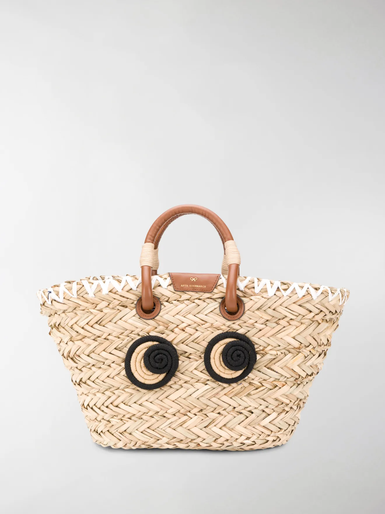 anya hindmarch straw clutch