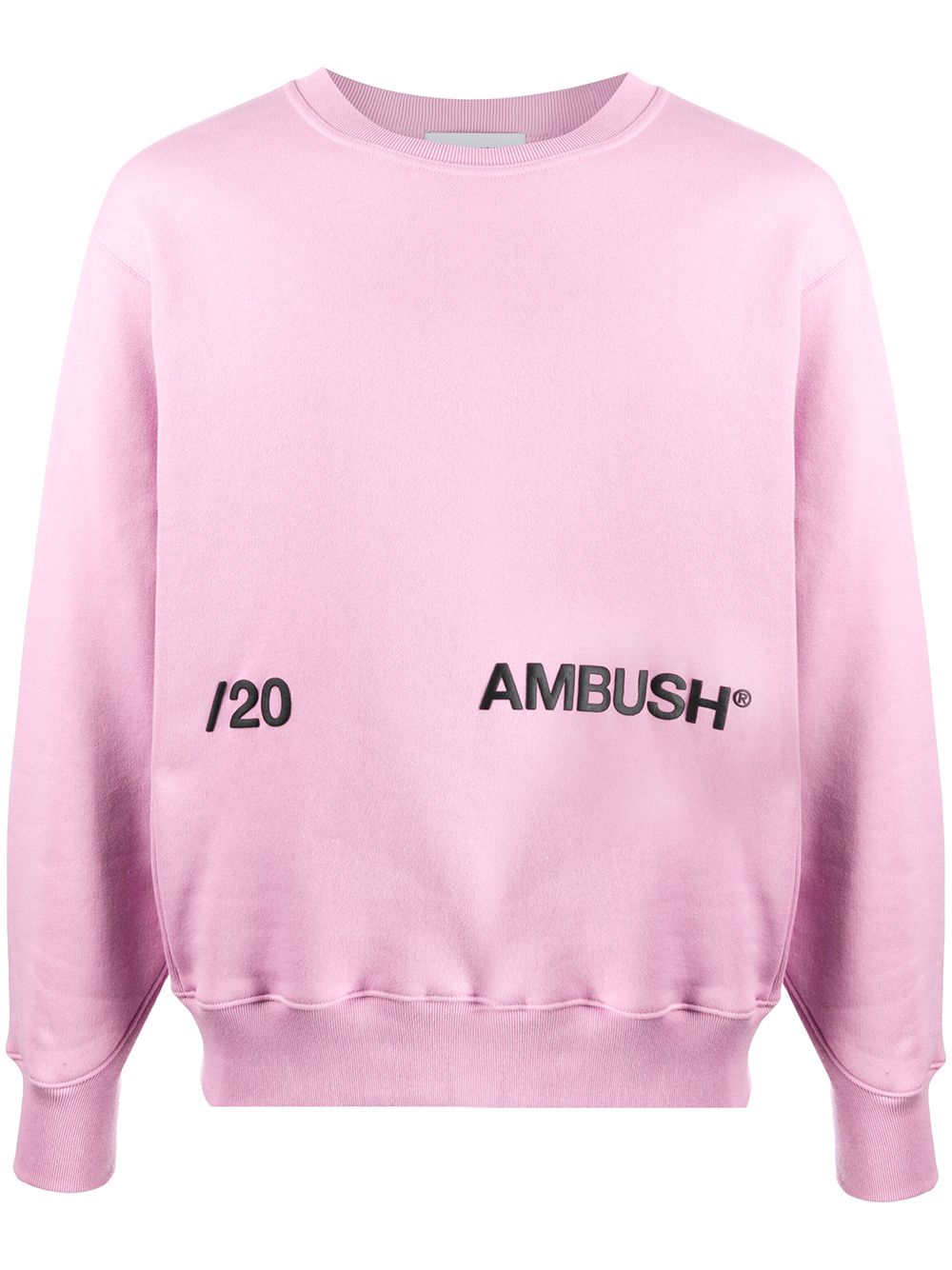 

AMBUSH sudadera con logo estampado - Rosado