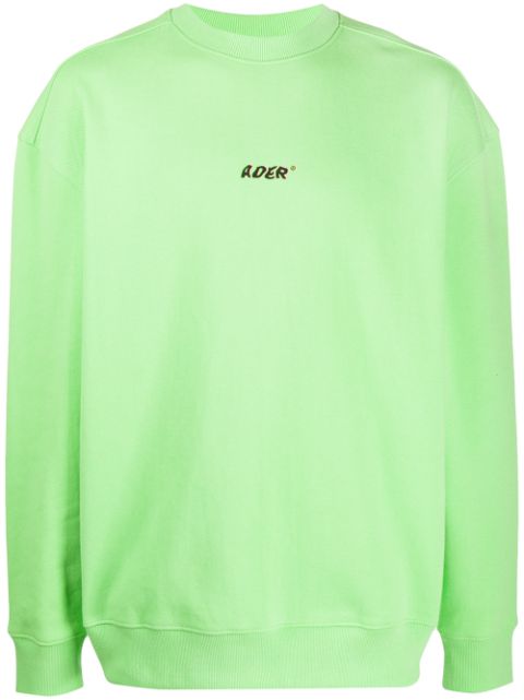 Ader Error logo-print Crew Neck Sweatshirt - Farfetch