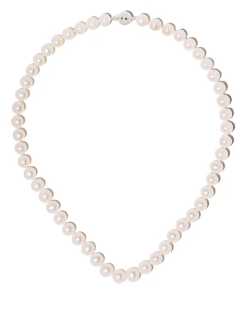 Yoko London 18kt white gold and Freshwater pearl necklace