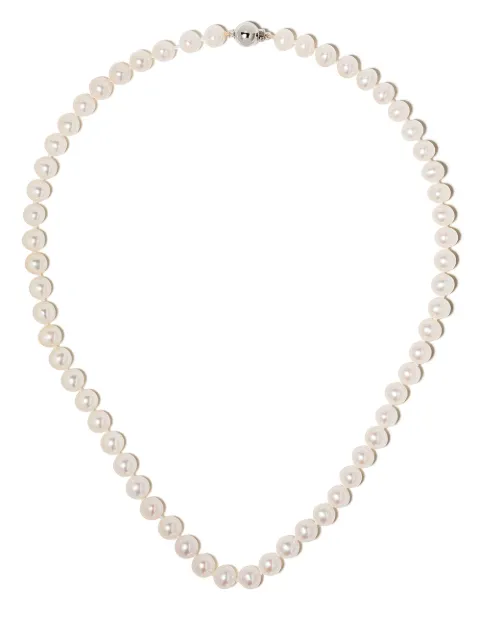 Yoko London 18kt white gold and Freshwater pearl necklace