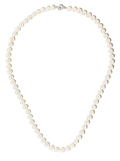 Yoko London 18kt white gold Classic Freshwater pearl necklace