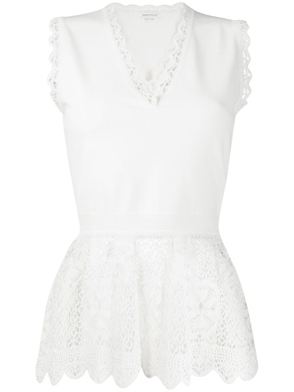 alexander mcqueen peplum dress