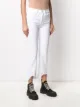 3x1 cropped frayed-hem jeans