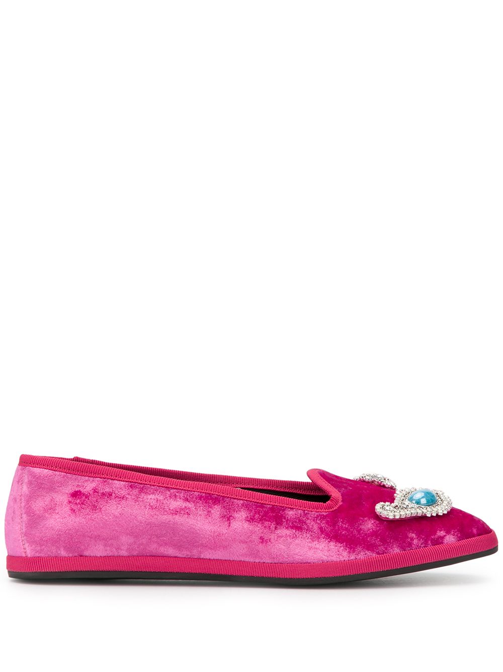 фото Giannico embellished flat slippers