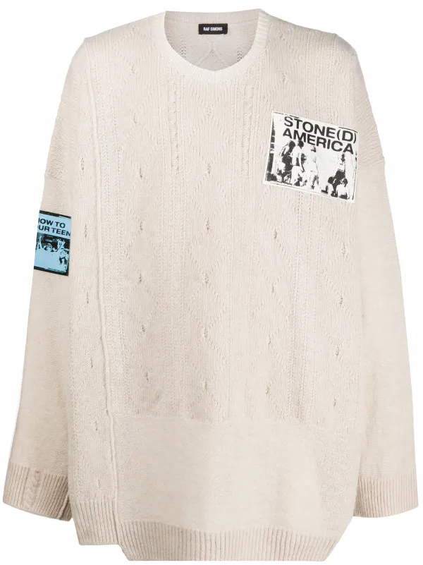 raf simons oversized sweater