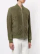 Drome textured round neck bomber jacket