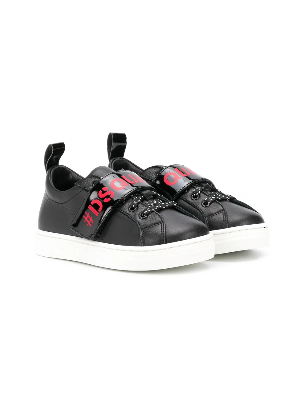 Dsquared2 Kids кеды на липучках с логотипом Dsquared2 Kids кеды на липучках с логотипом