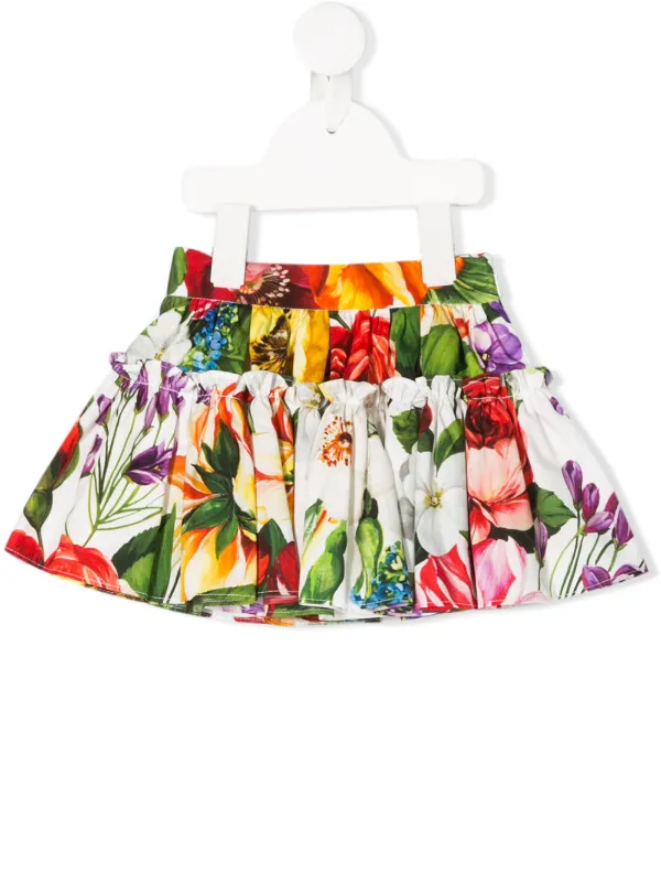 kids floral skirt