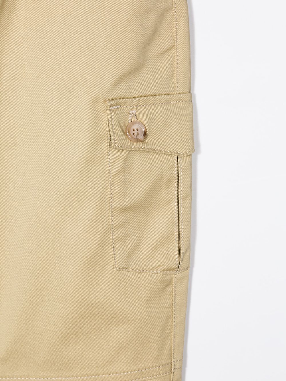 Shop Dolce & Gabbana Zip Detail Cargo Trousers In Neutrals