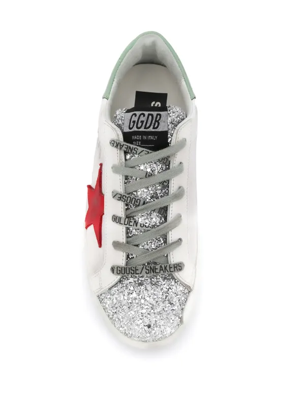 superstar glitter low top sneaker