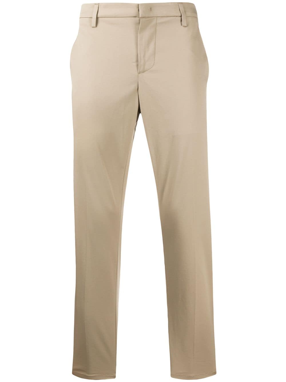 Dondup Schmale 'alfredo' Chino In Neutrals