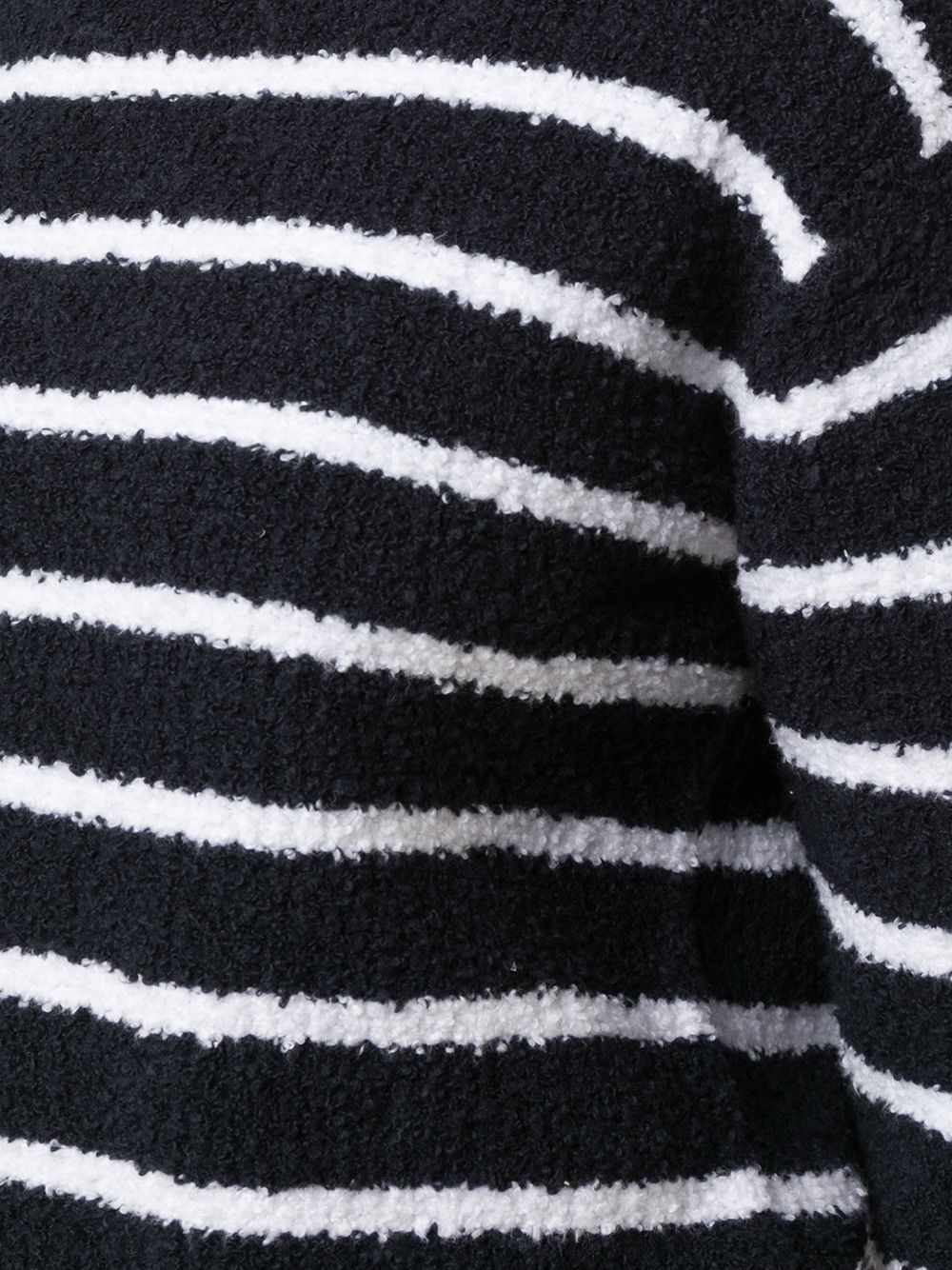 фото Vince striped bouclé relaxed-fit jumper