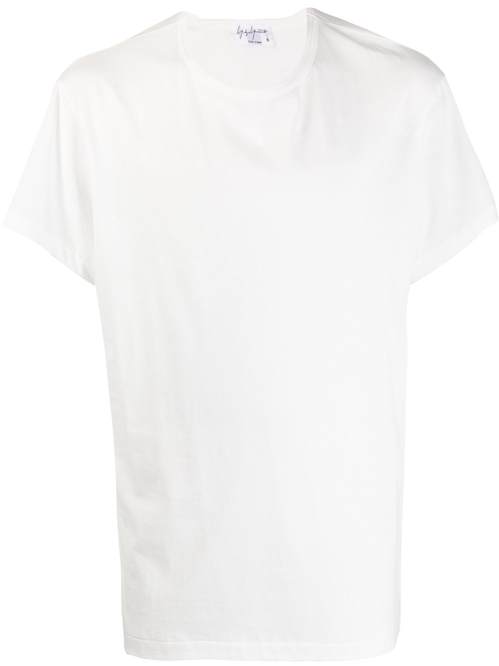 Yohji Yamamoto Plain Crew Neck T-shirt In White
