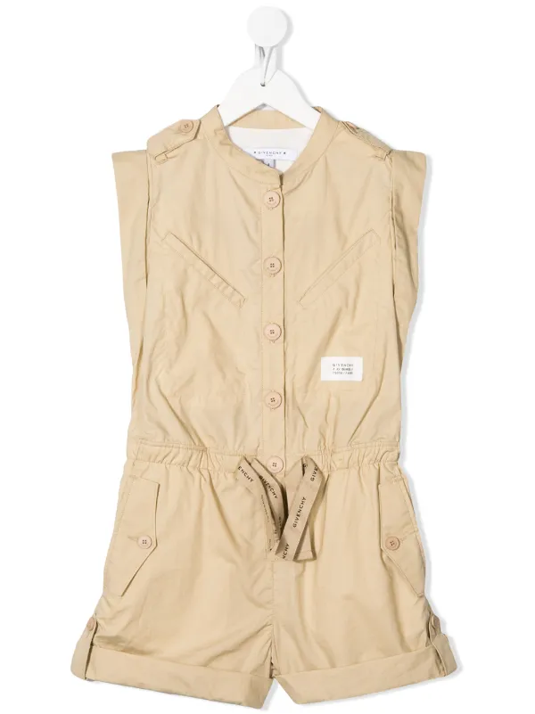 kids tan jumpsuit