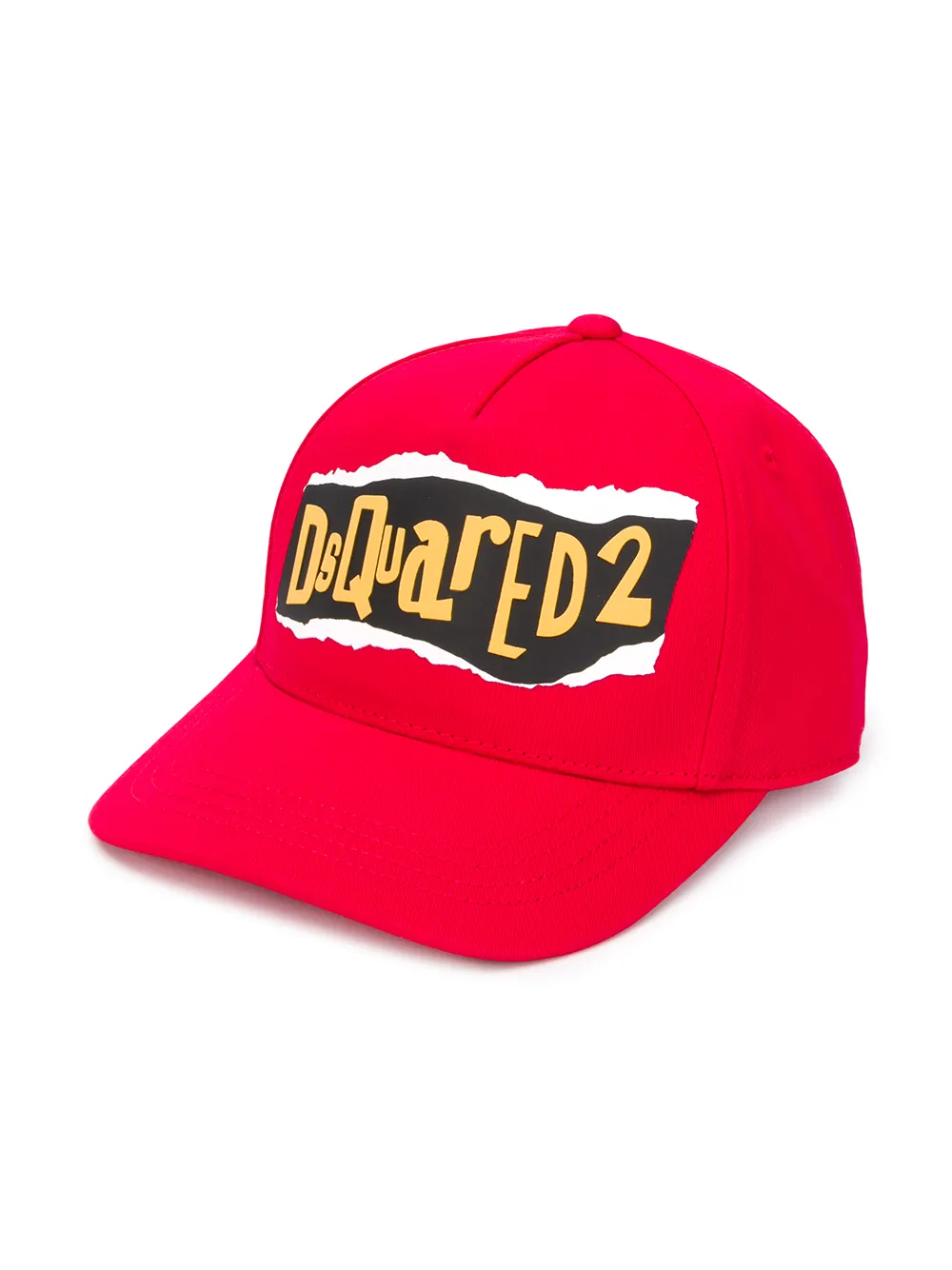 Shop Dsquared2 Embossed Logo Baseball Cap In Red