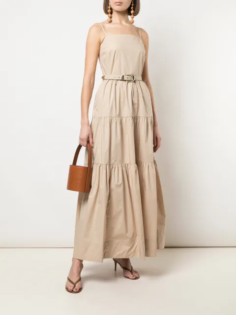nicholas tiered floral maxi