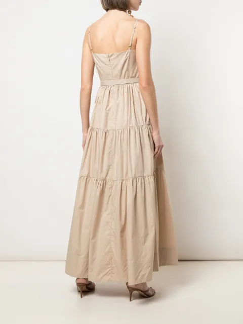 nicholas tiered floral maxi