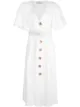 Image 1 of Nicholas puff sleeve midi dress