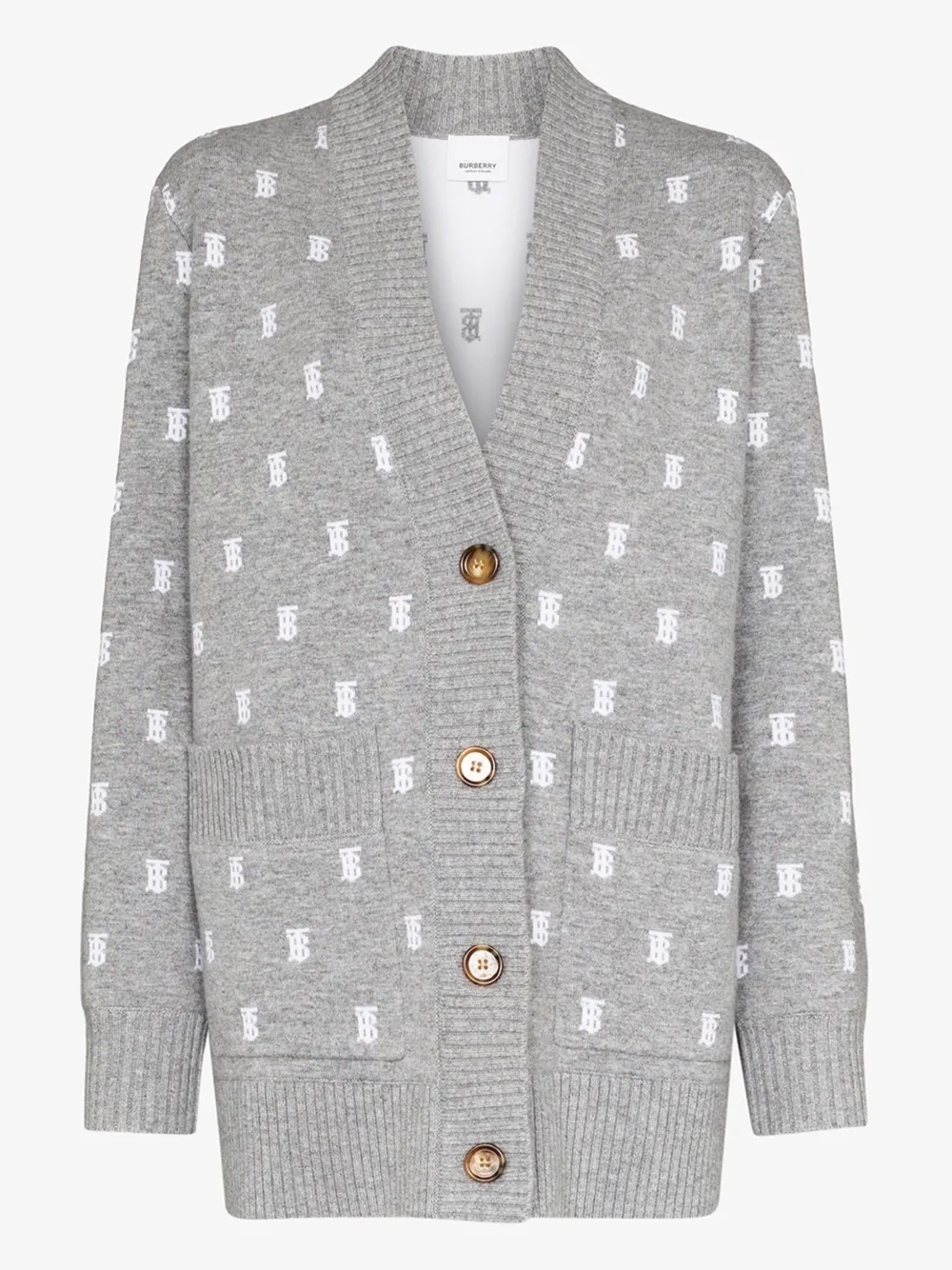 BURBERRY MONOGRAM INTARSIA CARDIGAN,802872115111482