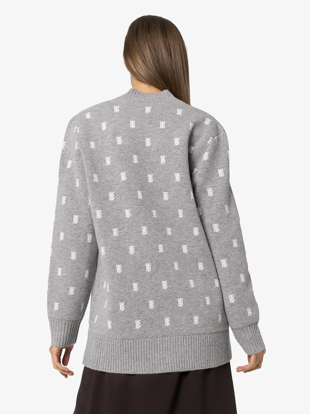 BURBERRY MONOGRAM INTARSIA CARDIGAN,802872115111482