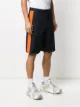 Valentino contrast panel tailored shorts