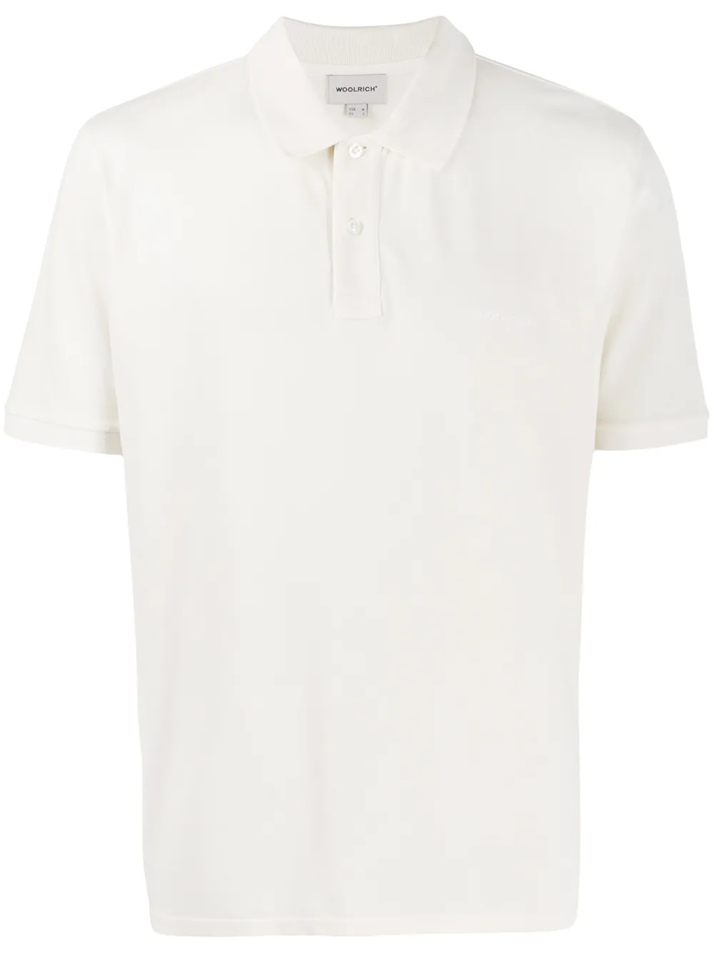 Woolrich Poloshirt Mit Logo-stickerei In Neutrals