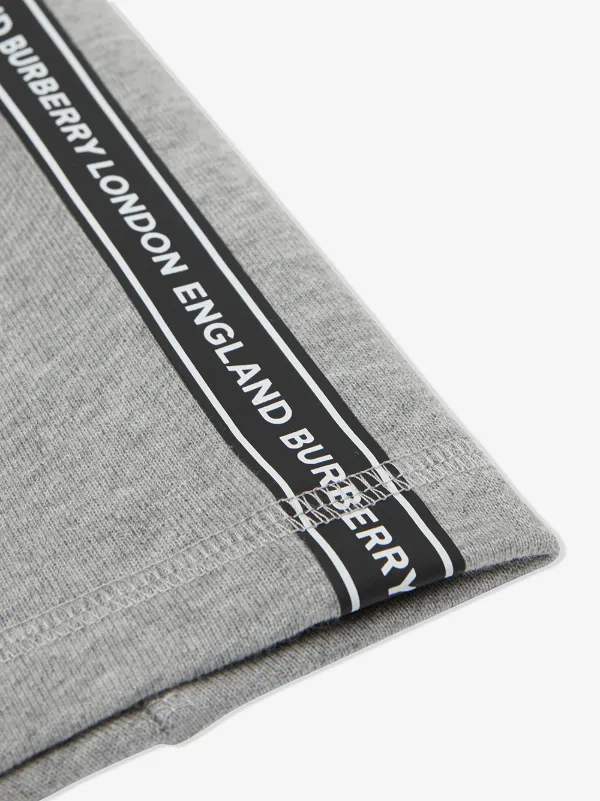 burberry shorts kids silver