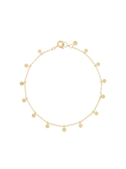 Sia Taylor 18kt yellow gold Even Dots chain bracelet