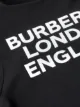 Burberry Kids ثوب سباحة برقبة مرتفعة وطبعة شعار الماركة