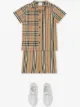 الصورة 2 من Burberry Kids قميص كاروهات بتوقيع