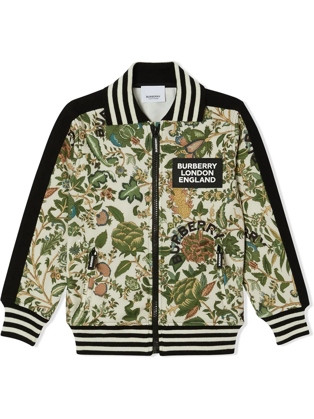 Burberry Kids бомбер с принтом Burberry Kids бомбер с принтом