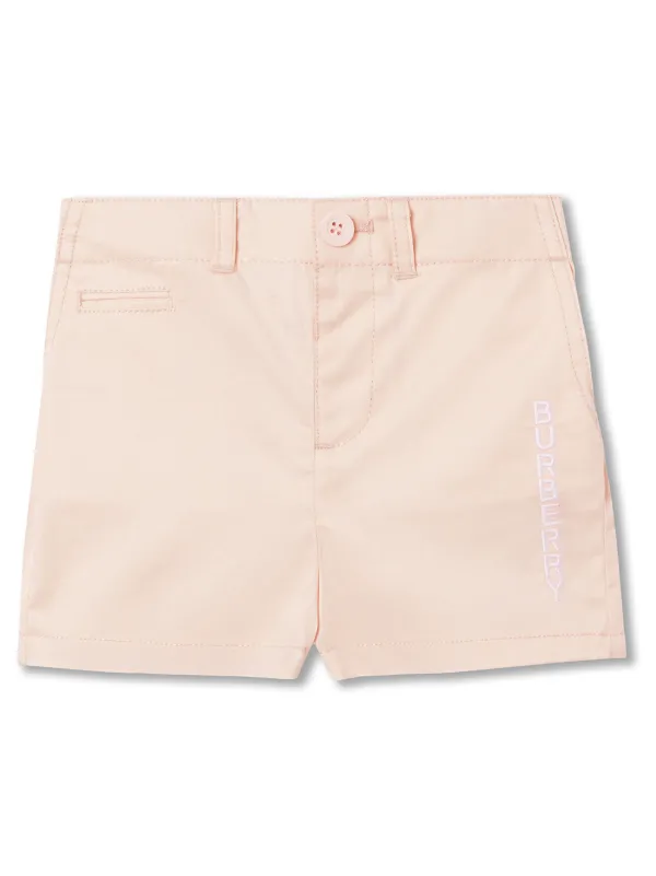 burberry logo shorts