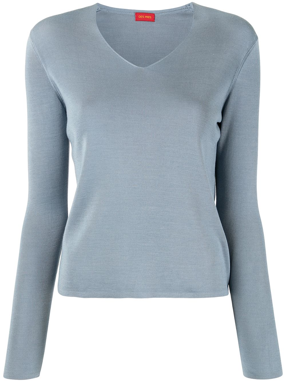 фото Des prés v-neck silk pullover