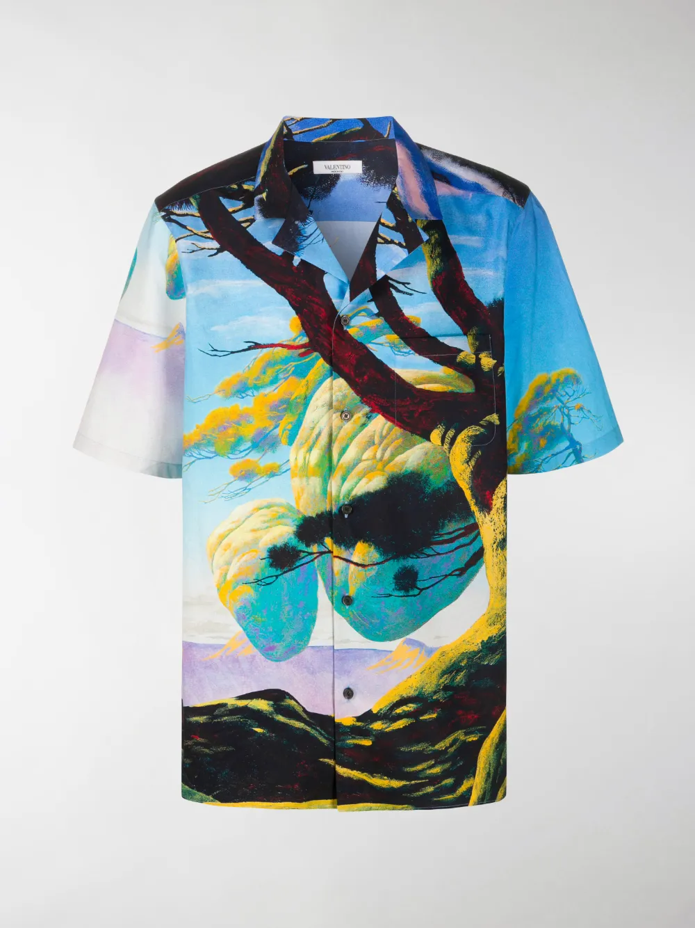 VALENTINO FLOATING ISLAND SHORT-SLEEVED SHIRT,TV0AA77165M15112445