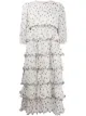 Image 1 of GANNI polka dot tiered dress