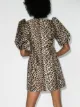 GANNI leopard-print mini dress