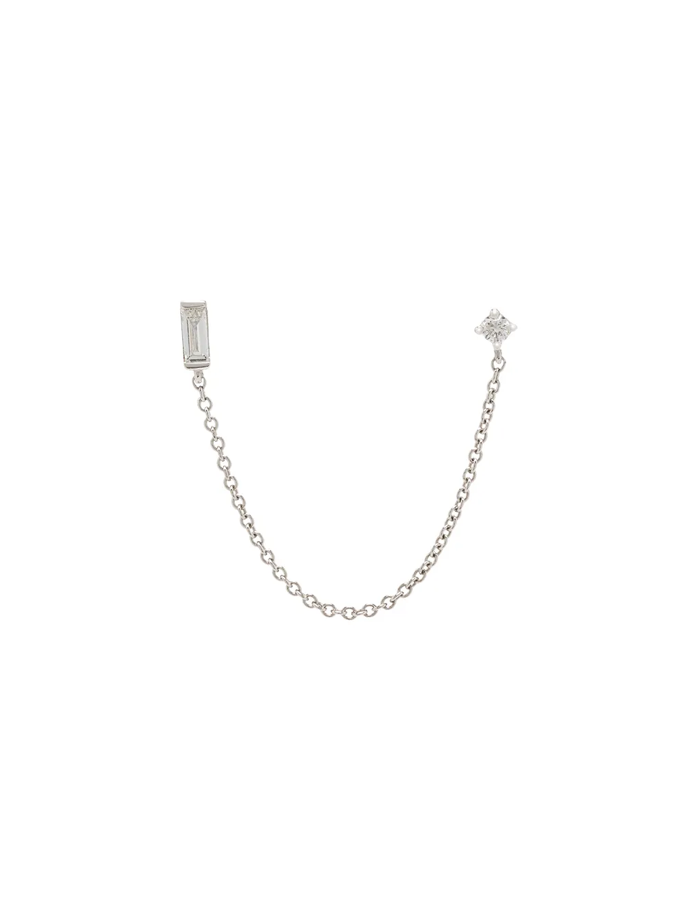 фото Roxanne first white gold laura the double chain stud earring