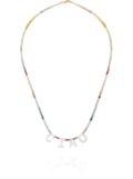 Roxanne First Ciao rainbow-sapphire necklace - Red