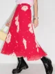 Image 2 of GANNI floral georgette skirt