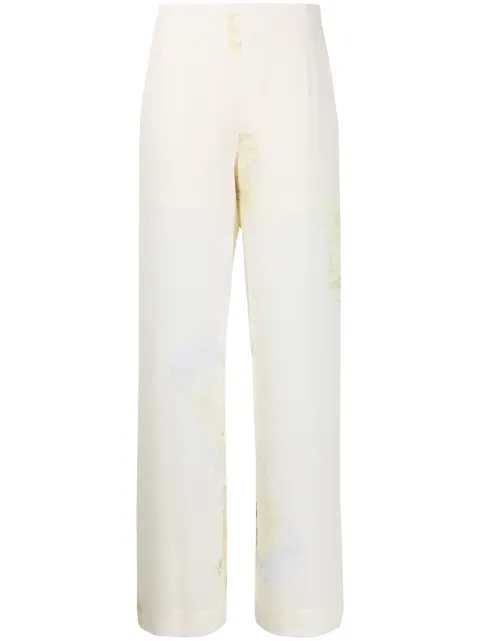 Baum Und Pferdgarten Hose mit Blumen-Print
