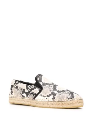 ormskinnsmönstrade espadriller ormskinnsmönstrade espadriller