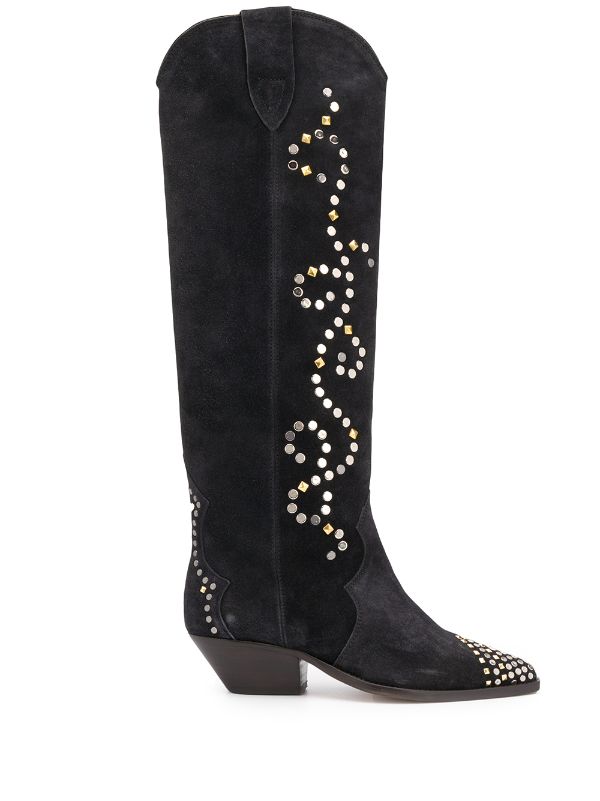 Isabel Marant studded knee-high boots 